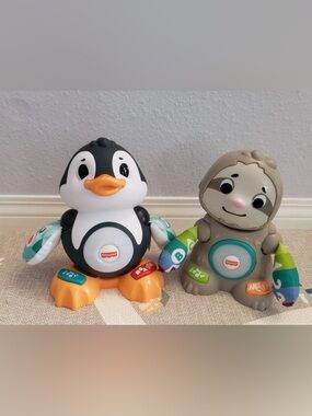 Fisher-Price Linkimals Cool Beats Penguin and Smooth Moves Sloth